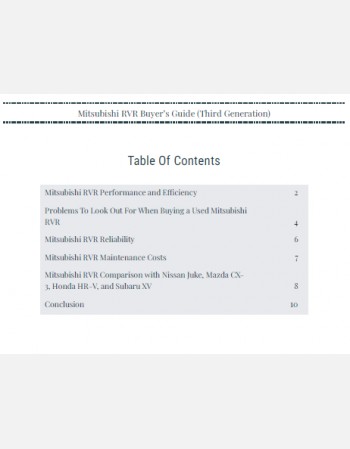 mitsubishi rvr asx  buyers guide (2010 -)